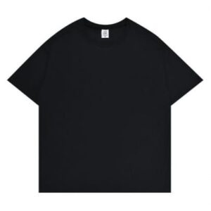 Black Plain Oversized T-shirt