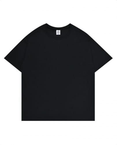 Black Plain Oversized T-shirt